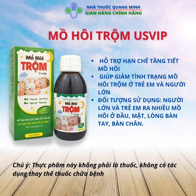 Phương pháp hiện đại trong điều trị mồ hôi trộm