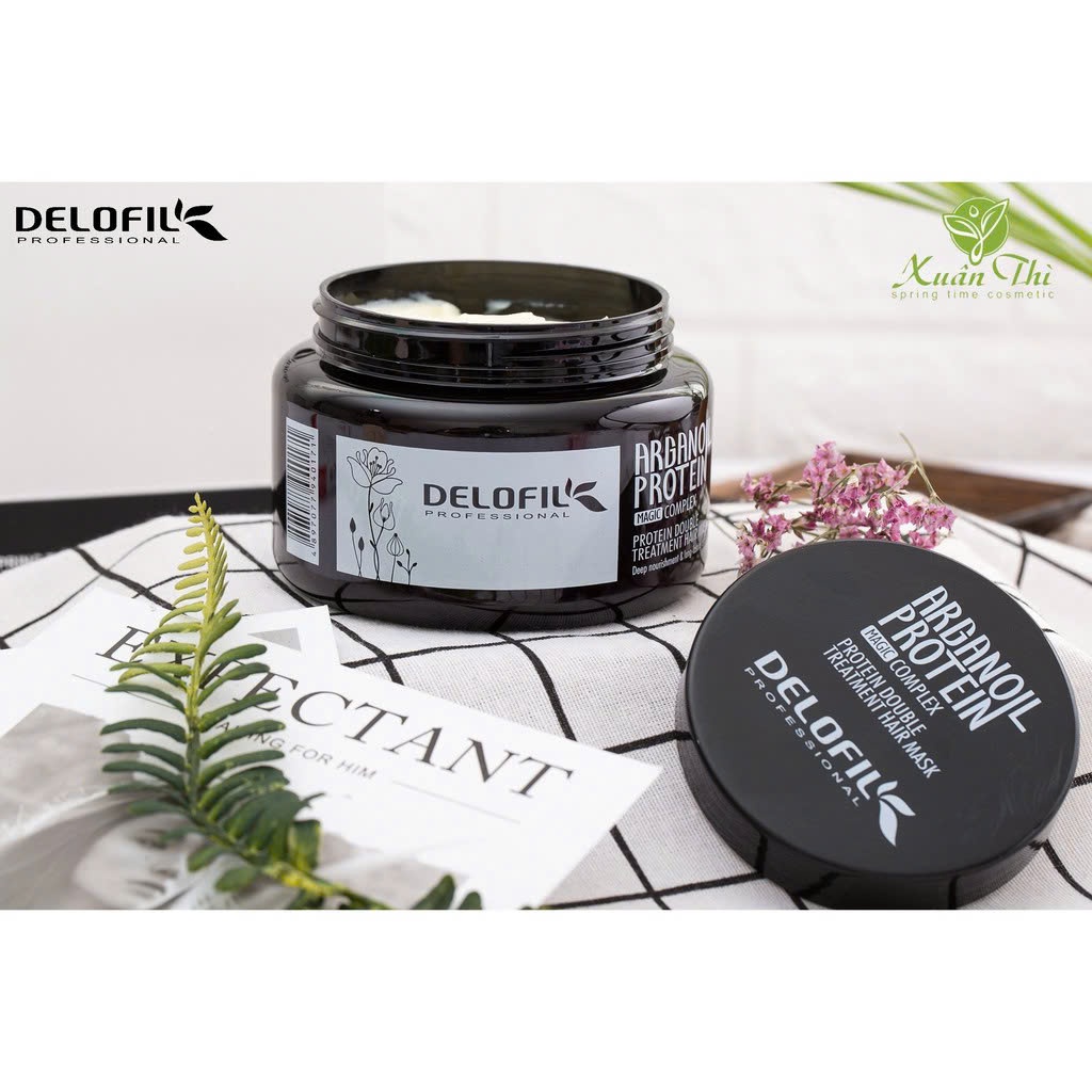 Kem ủ tóc phục hồi tóc hư tổn Delofil Protein Hair Mask